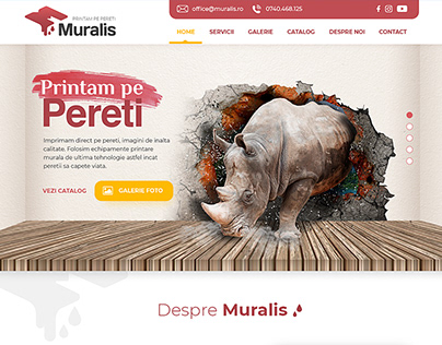 Muralis Wall Printing - Webdesign