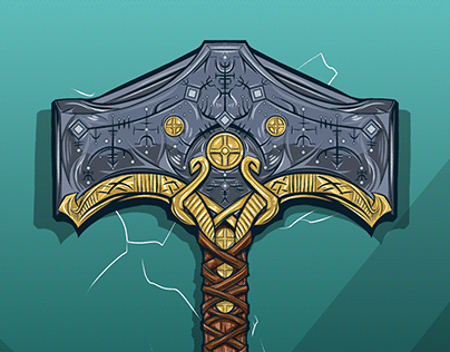 Thor God Of War Ragnarok Projects  Photos, videos, logos, illustrations  and branding on Behance