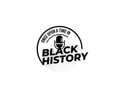 Logo Podcast Called "once upon a time in black history"