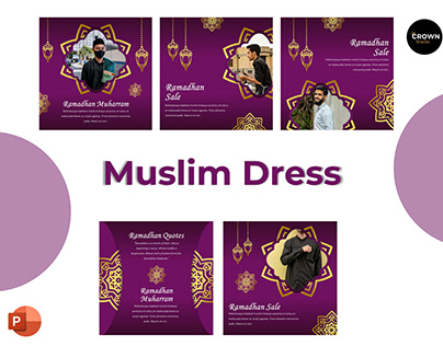 Instagram Feed Template - Muslim Dress
