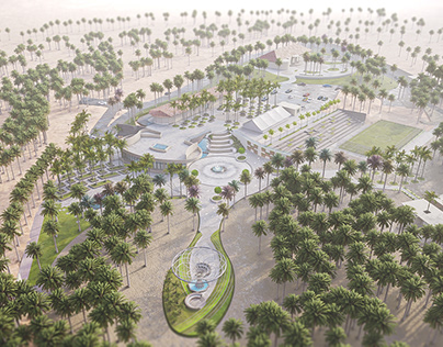 Project thumbnail - Desert Farm and Rest Zone Design | landscape |
