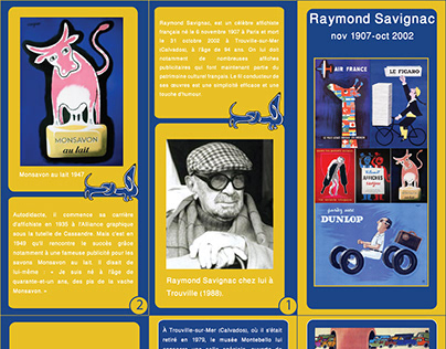 Raymond Savignac Informative Brochure