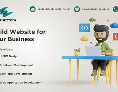 Build Website for business poster design