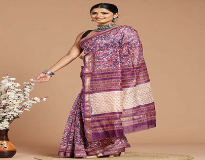 Elegance Redefined Chanderi Silk Saree - Yuvi Style