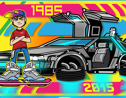 Back to the Future (Marty Mcfly and Delorean)