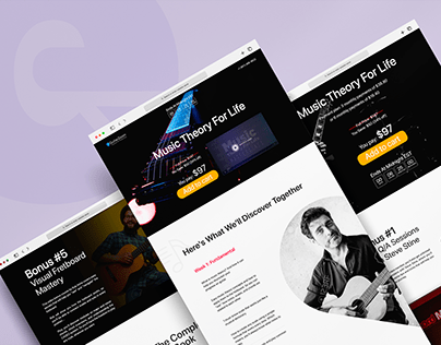 Music Theory For Life Web Design