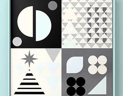 Abstract geometric shapes illustration