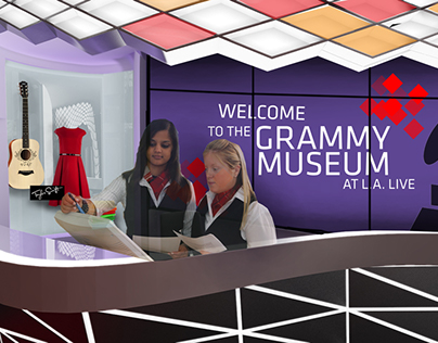 The Grammy Museum at L.A. Live- Lobby Redesign