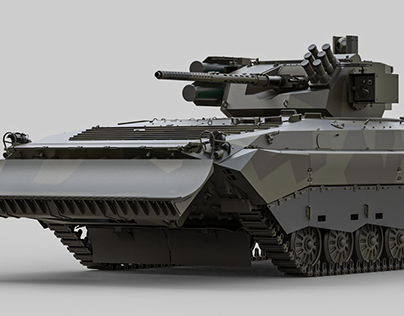 The concept of the BMP-2 with a RCWS BM-30