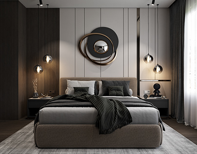 Modern Bedroom Design I 3D Visualization