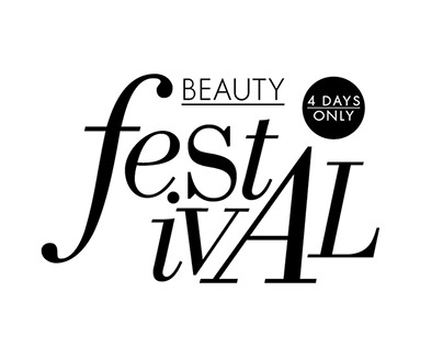 Beauty Festival Sale - Typographic Treatment