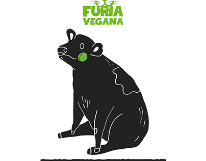 Ilustración personalizada para marca de comida vegana