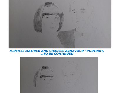 Mireille Mathieu and Charles Aznavour