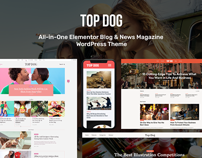 All-in-One Elementor Blog & Magazine WordPress Theme