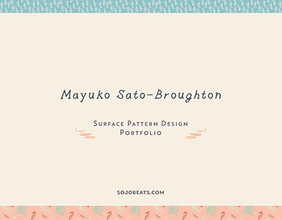 Mayuko Sato-Broughton Surface Pattern Design Portfolio