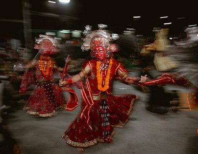 Bhairab Dance , Indrayani in action.