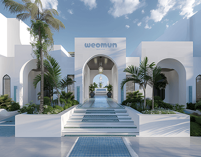 Project thumbnail - Weomun | identity for a resort hotel