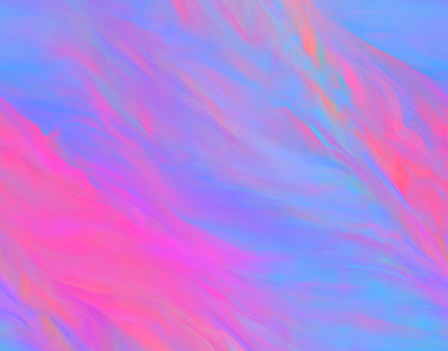 Abstract neon fluid