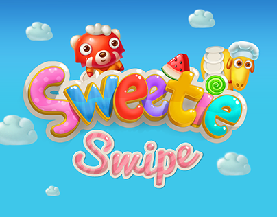 Sweetie Swipe game illustrations. 