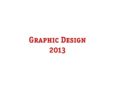 Design works compilation (2013)