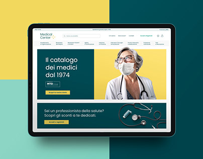 Medical Center | Visual Identity + UX/UI Design