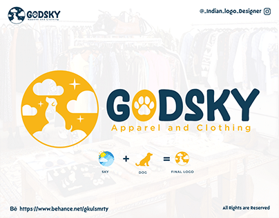 Logo Design | GodSky | Dogs Clothing Brand