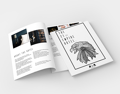 The 21st.Empire hotel magazine design