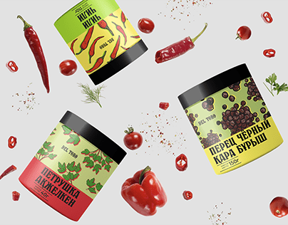 DEL TORO Spices packaging design