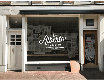 Alberto Pozetto - Branding Italian Deli Shop Amsterdam