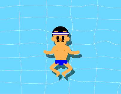 Character swimming