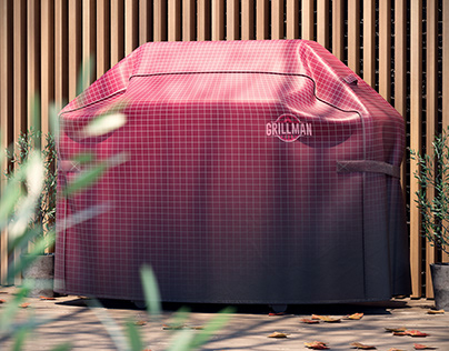 Grillman BBQ Grill Covers 3D Model and Render