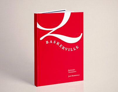 Baskerville - Espécimen tipográfico
