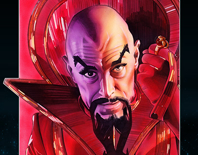 Ming The Merciless (Flash Gordon Sketch Poster)