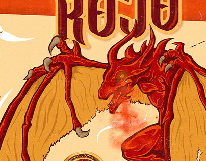 Ilustración - Infografía Dragón Rojo