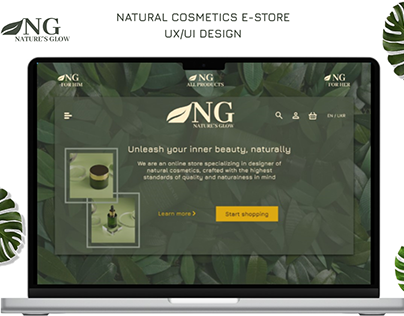 Natural cosmetics e-store