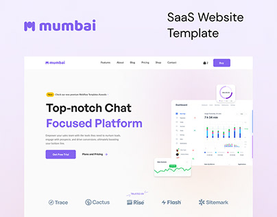 Mumbai Webflow SaaS Template