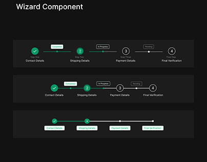 Web Wizards Component - UX/UI Design