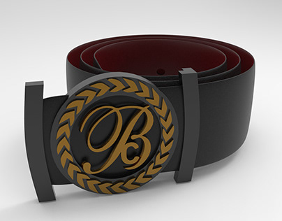 3D Belt Buckle Model