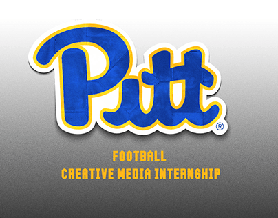 Pitt Football Creative Media Internship