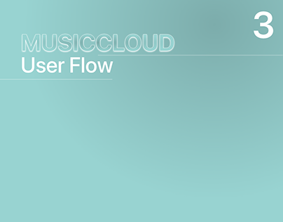 User Flow Music App - XDDailyChallenge