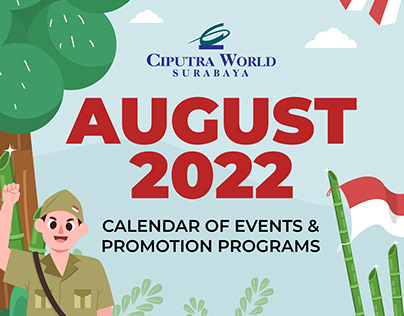 August 2022 Calendar of Events & Promotion Programs