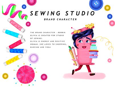 Character design for sewing studio