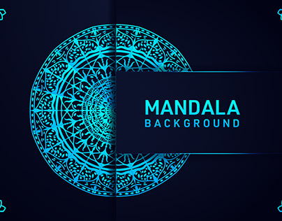 Mandala Background Template Design