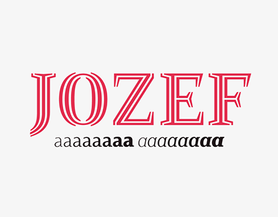 Jozef typeface family