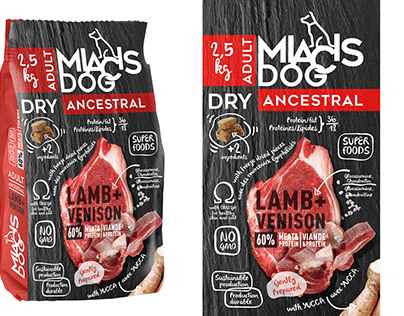 Miacis Petfood Packaging Design