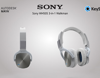 3D modeling of the WH505 3-in-1 Walkman - 2014