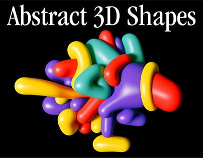 Project thumbnail - (FREE ASSETS)ABSTRACT 3D SHAPES. PNG