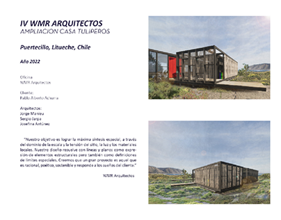 WMR Architects 2022 - 3/15 Diferent Proyects