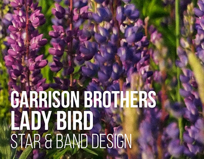 Garrison Brothers - Lady Bird Star & Band Design