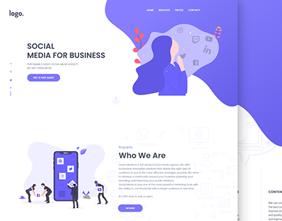 Landing Page For Marketing Agency (Freebie)